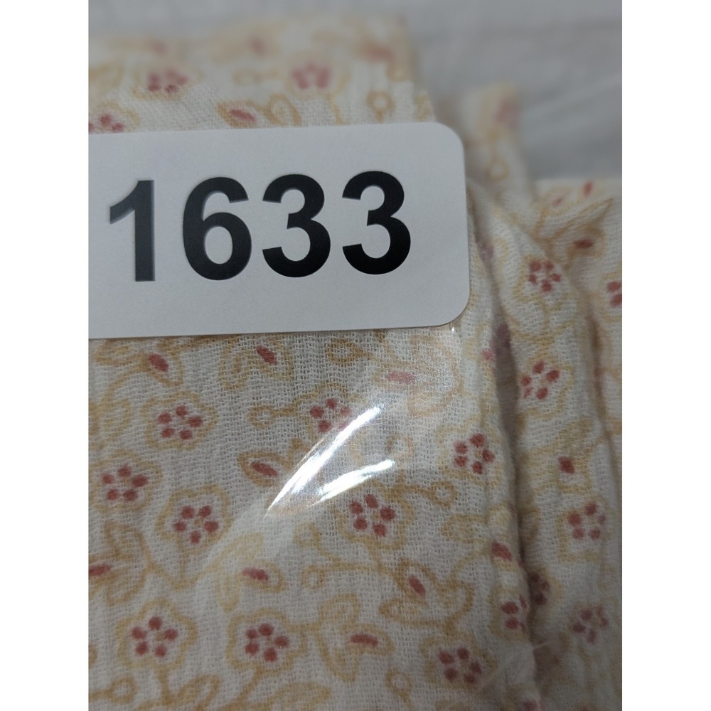 Madewell Top Large Yellow Beige Square Neck Ditsy Floral Cottage Prairie - Picture 12 of 12